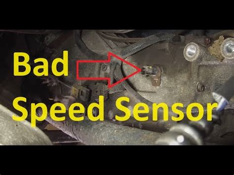 Issues with speed sensor .